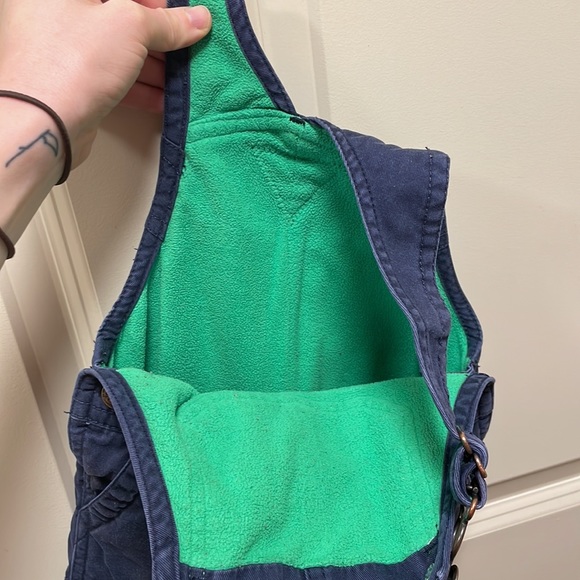 OshKosh - Fleece lined navy overalls 18m - Picture 3 of 6